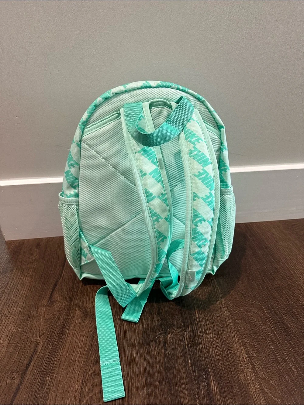 Nike Mint Green Patterned Mini Backpack